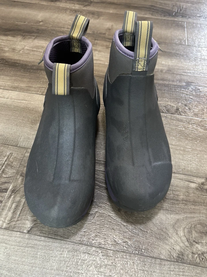 Noble Outfitters MUDS Womens Size 6 R Everyday 6" Boot Wisteria Granite rain - Image 3 of 4