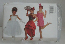 Butterick 3660 Girls' Flapper Princess Dancer Costume Sz XS - L - UNCUT