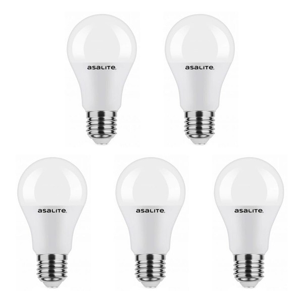 Asalite E27 Led-Lampe A60 9W 820Lm 4000K Neutralweiß 5 StüCk-image