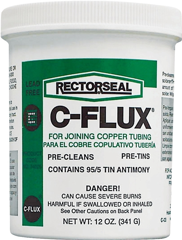 Rectorseal 74025 12-Ounce C-Flux , Gray