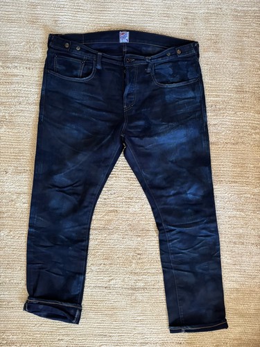 Jean PRPS Barracuda Fabriqué Au Japon - Taille W32 L33, Gris Charbon - Occasion TBE
