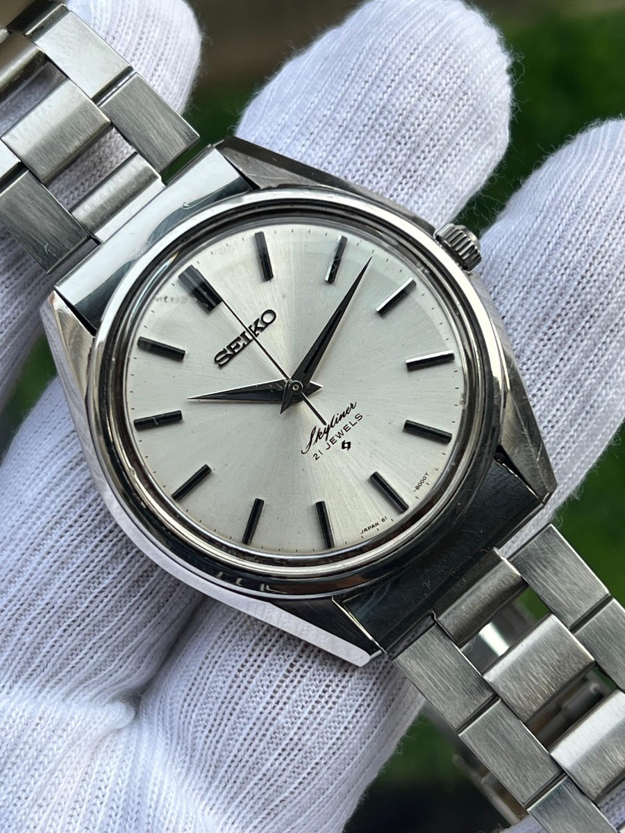 Vintage Seiko Skyliner 6100-8000 Hand-winding Japan Made Men's