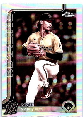 2025 Topps Chrome Update #USC183 Max Meyer Sepia Refractors