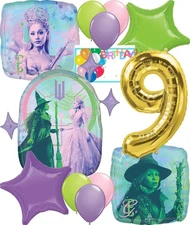 Anagram Wicked for Good 9th Birthday Party Balloons - Officially Licensed