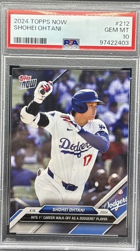 Shohei Ohtani 2024 Topps Now #212 PSA 10
