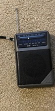 Optimas AM/FM Portable Radio Battery Vintage