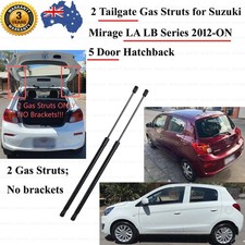 2 Tailgate Boot Lid Trunk Gas Struts for Mitsubishi Mirage Hatch LA LB 2013-2021