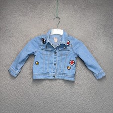 Disney Tutu Couture Denim Jacket Girls 4T Blue Minnie Mouse Embroidered