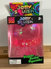 Authentic NeeDoh PINK Jelly Squish Jellyfish Fidget Sensory Toy - US Seller