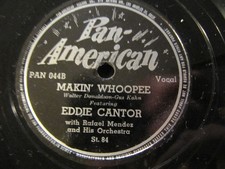 Jewish Vaudeville Risque EDDIE CANTOR MAKIN' WHOOPEE Josephine No Lean on Bell