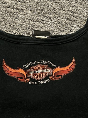 #ad #ad Harley Davidson Women#x27;s Wisconsin Tank Logo XXL $13.95
