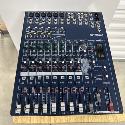 Yamaha MG124CX 12 Channel Stereo Mixer Mixing Console No Power Supply