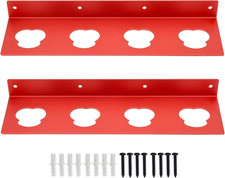 2 Pack Battery Holder for Milwaukee M12 Tool Holder, Wall Mount for 12V Batterie