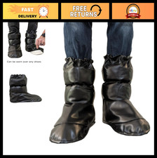 Vote for Pedro Halloween Costume Accessory - Black Moon Boots Over Shoe Cover, O