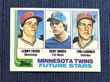 1982 Topps Kent Hrbek Rookie Card #766 NM Near Mint Minnesota Twins Future Stars. rookie card picture