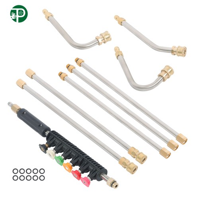 #ad #ad 97in Pressure Washer Extension Wand Upgraded Power Washer Lance with Nozzle Tips $28.85