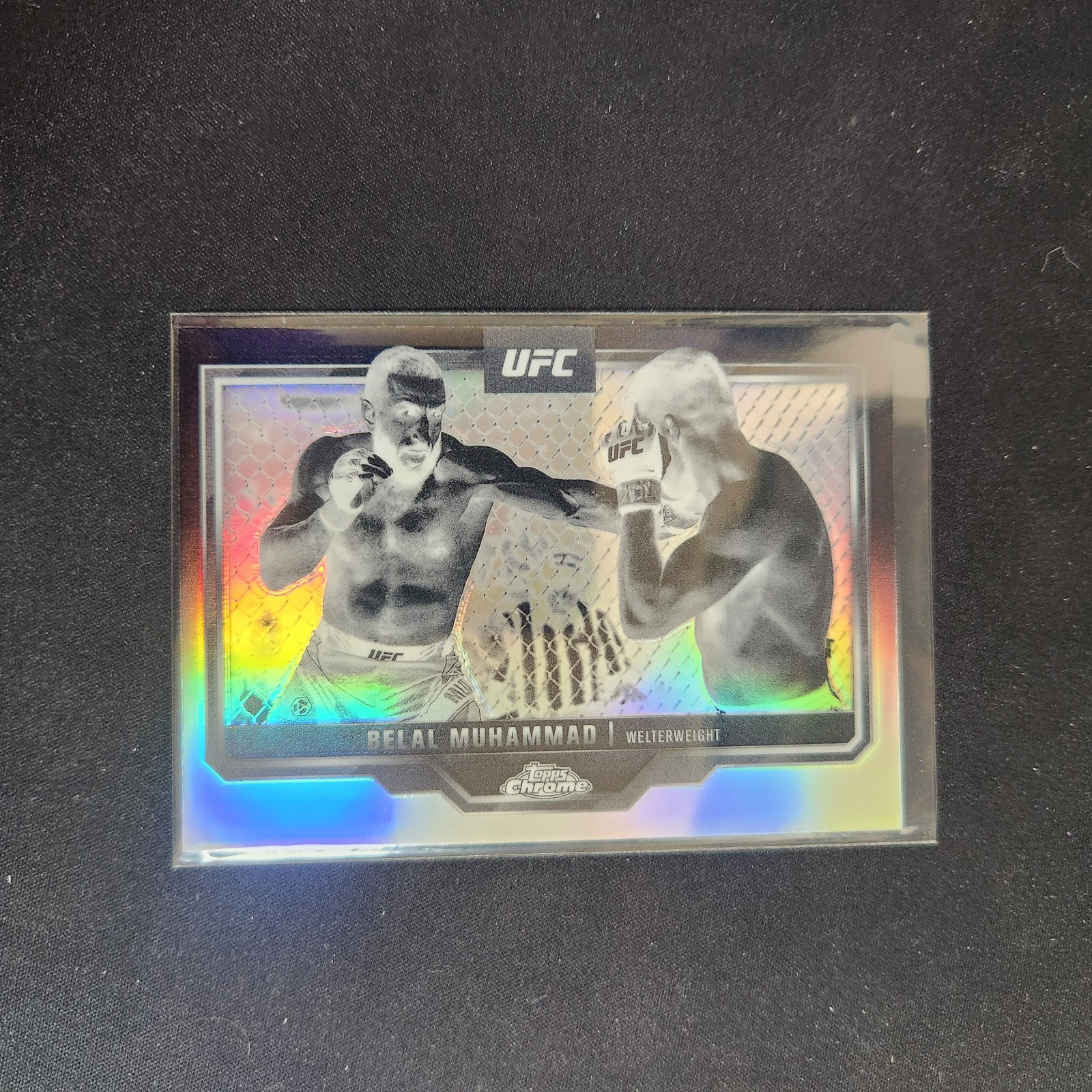 2025 Topps Chrome UFC Belal Muhammad #126 Negative Refractor     L57