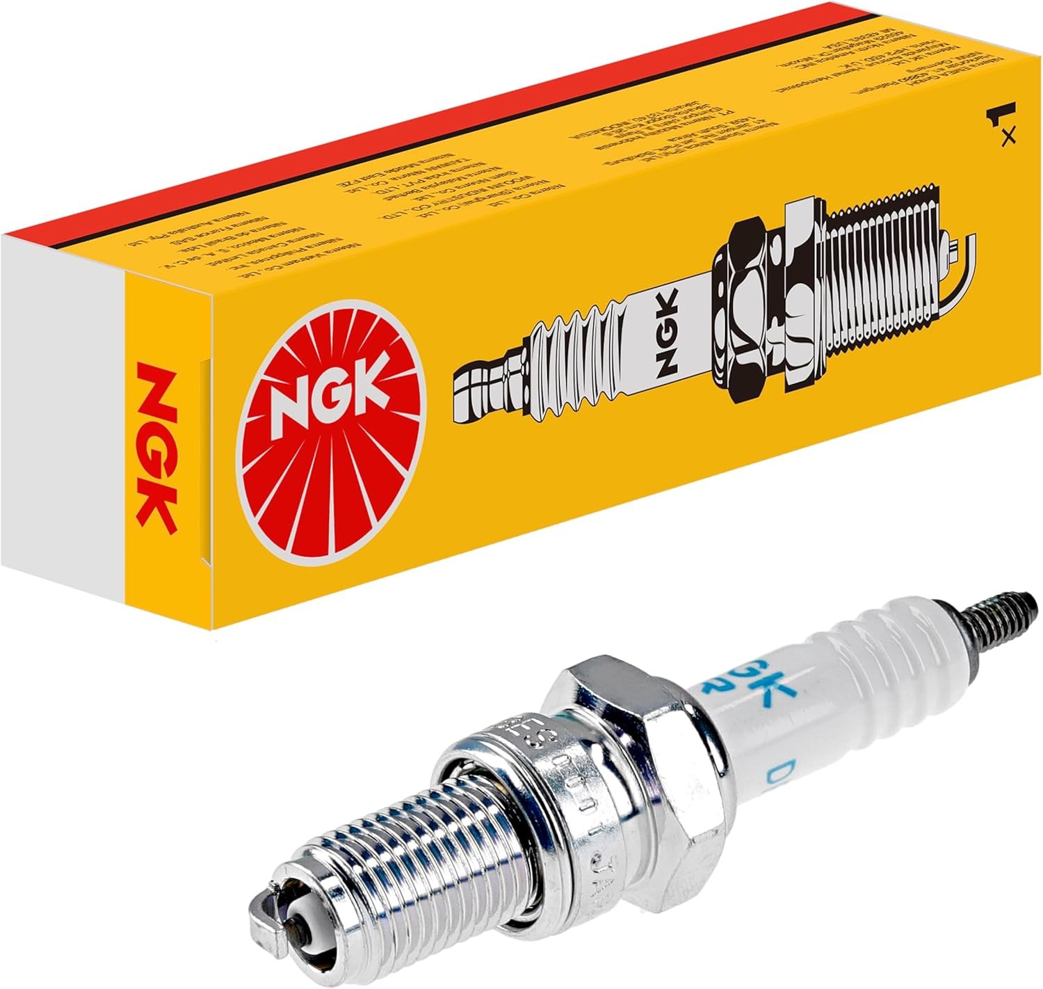 Ngk Spark Plug, NGK DR8ES-l, ea, 1, One Size 1 Count Pack of 1 