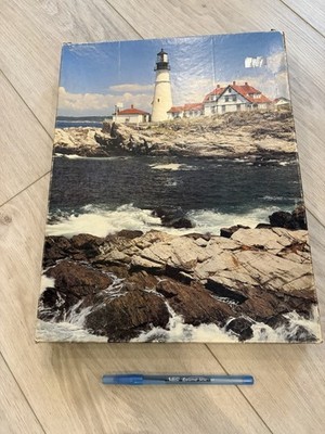  Vintage Springbok by Hallmark VIGIL BY THE SEA 500+ Piece Lighthouse Puzzle
