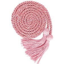 Graduation Honor Cord Tassel 68 Inch Long Bachelor Master Doctor Pink Decor