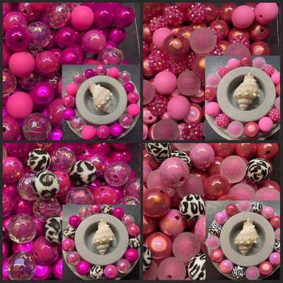 14-16mm Miracle Beads Magic Opaque Leo diverse Perlen MIX 14-16St. animal print