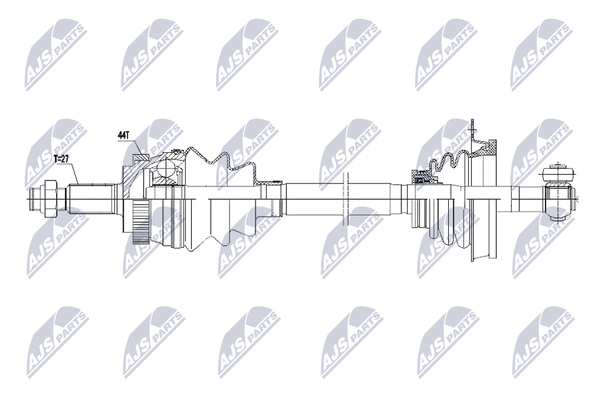 NTY Antriebswelle NPW-RE-234 FüR Renault-image