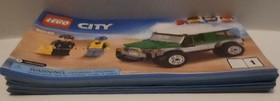 LEGO City Manuals #60058 #7942 #60002 #60149 Lot of 5 Instruction Booklets