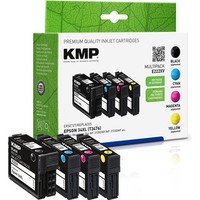 Kmp E222XV Schwarz, Cyan, Magenta, Gelb Druckerpatronen Kompatibel Zu Epson...