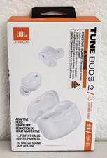 JBL Tune Buds 2 True Wireless Bluetooth Earbuds ANC Charging Case White