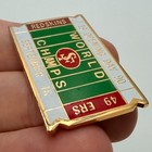 1990 49ers Opening Game Day Ticket Pin Redskins World Champs SF NFL Vintage — photo 3