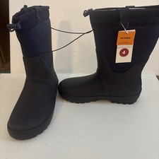 Cat Jack Slip-On Rain Boots Navy Blue - Kids/Adult - SIZE 4