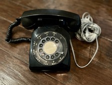 Western Electric C/D 500 Black Rotary Phone &ndash; Vintage 1970s Bell System Landline