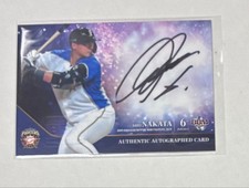 Bbm Sho Nakata Autographed Card Hokkaido Nippon-Ham Fighters
