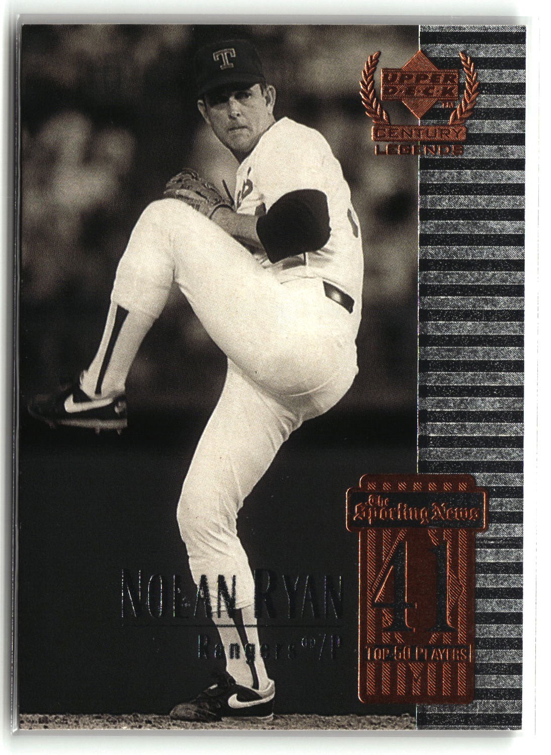 Nolan Ryan 1999 Upper Deck Century Legends #41