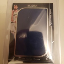 2024-25 Silhouette Ivica Zubac Haarschneidemaschine Los Angeles Jumbo Match-worn Patch