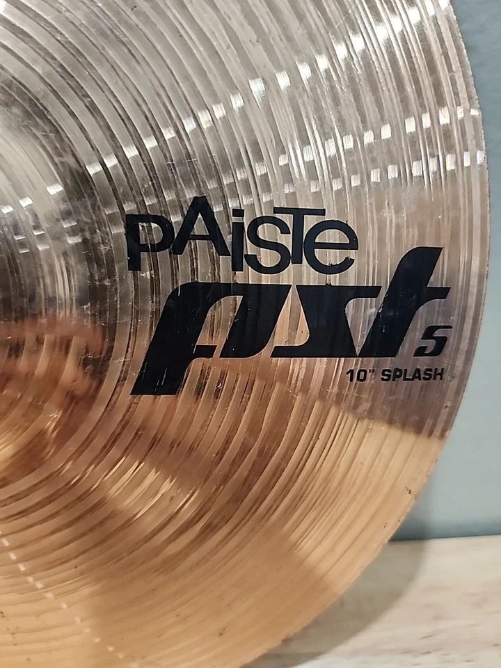 JUEGO PLATILLO TAMBOR SALPICADERO PAISTE PST 5 10" USADO ESTADO TIENE GRIETAS OJO CERRADURA (LEER) Foto 2 de 4