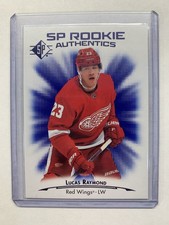 2021-22 SP - SP Rookie Authentics Lucas Raymond #132 Blue (RC)