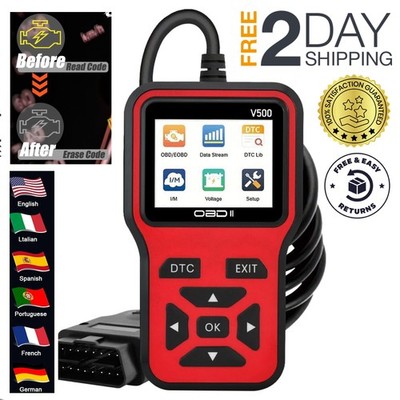 Escaner Automotriz En Español OBD2 Profesional DTC Para Todo Tipo De Auto Carro