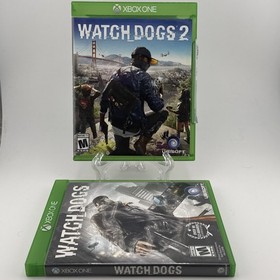 Microsoft XBox 1 One Video Game Watch Dogs, & Watch Dogs 2  Rated M Lot of 2