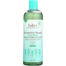 Babo Botanicals Eucalyptus Remedy Plant Based 3 In 1 Shampoo Bubble Bath 15 Oz