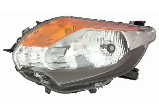 ABAKUS Headlight 214-11ADR-LDEM2 Right For Fiat Mitsubishi H4 P21W W5W