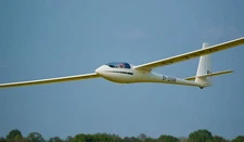 Schleicher ASW-17 Germany Glider Desktop Wood Airplane New Model Large 1/48