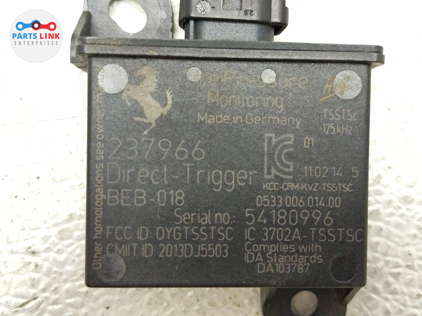 Ferrari California 2008-2014 Tpms sensor P/N 237966