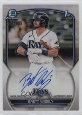 2023 Bowman Chrome Prospect Refractor 280/499 Brett Wisely #CPA-BW Auto 04u9