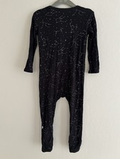 Kyte Baby Zippered Romper Bamboo Midnight Constellation 3T Gender Neutral