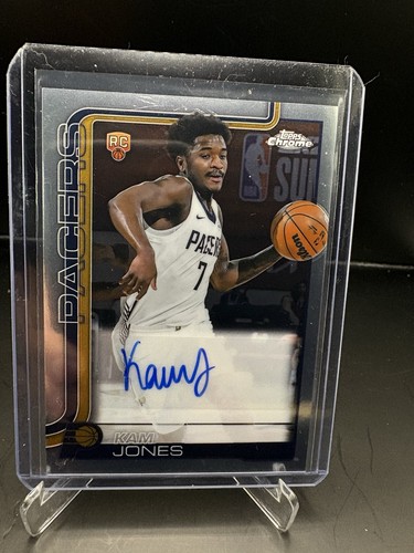2025-26 Topps Chrome Kam Jones Rookie Auto Indiana Pacers