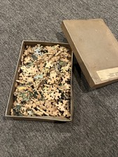 Vintage 1930s Era Wooden Jigsaw Puzzle 236 Pieces Made In USA Complete Rare Find