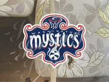 Washington Mystics WNBA Logo Custom Colored Sticker Decal waterproof Sz 2"-18"