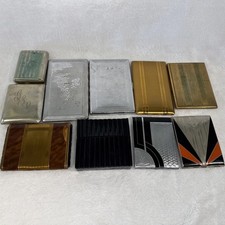 Lot Of 10 Vintage Cigarette Cases 