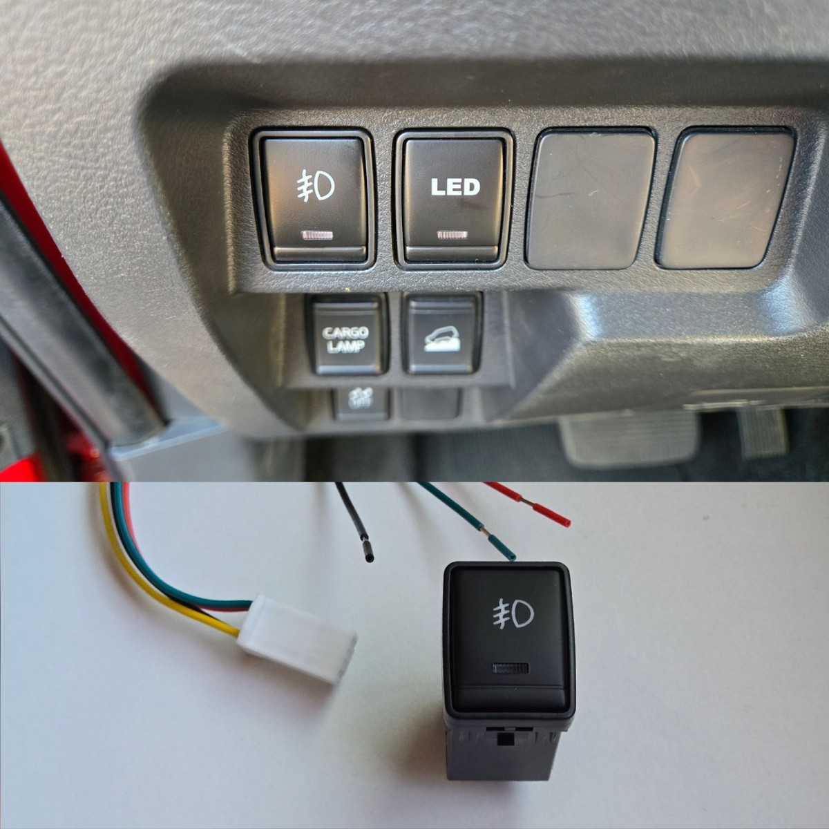 Push Switch Button Fog Light ON-OFF For 2022-2025 Nissan Frontier